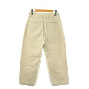 MARGARET HOWELL HEAVY COTTON TWILL TROUSERS パンツ テーパード タック 1 オフベージュ /HK