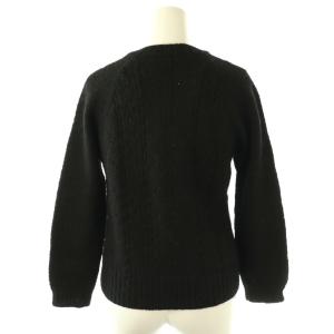 JUNYA WATANABE コムデギャルソン COMMEdesGARCONS ウールニット セーター ブラック /DO OS