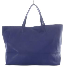 CELINE フィービー期 ホリゾンタルカバ トートバッグ レザー ブルー
