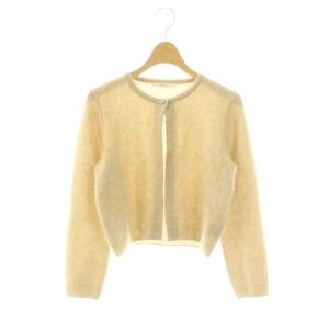 カシミヤ ニット カーディガン 38 ベージュ /DF OS