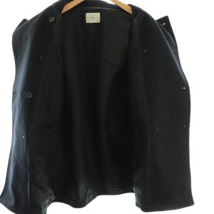 IENA 25AW メルトンウール ピーコート 36 ネイビー