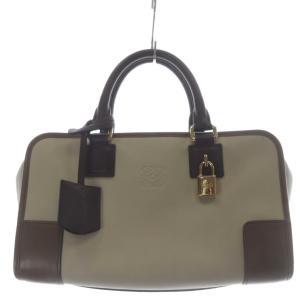 アマソナ28 ハンドバッグ アナグラム ベージュ