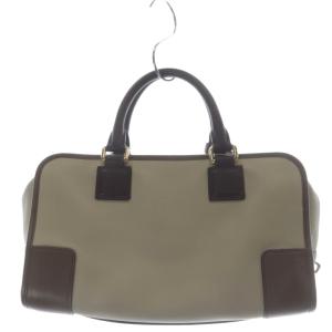 LOEWE アマソナ28 ハンドバッグ アナグラム ベージュ