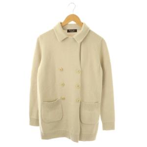 ベビーカシミヤ ダブルニットジャケット ベージュ