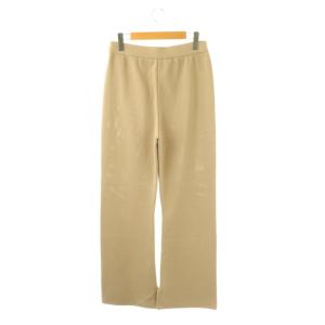 MUSE de Deuxieme Classe 24SS shakecode フレアパンツ ニット 38 ベージュ /ES OS