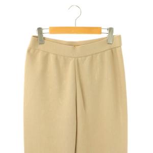 MUSE de Deuxieme Classe 24SS shakecode フレアパンツ ニット 38 ベージュ /ES OS