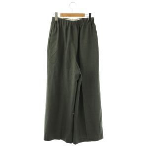 ENFOLD ELASTIC MENS WIDE-PANTS ワイドパンツ 36 グレー /ES OS