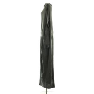ETRE TOKYO 24AW ボートネックカットドレス ワンピース 長袖 ロング F グレー 1224532082-0 /NR