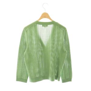 Theory MATTE COTTON SHRUNKEN CARDI カーディガン ニット 長袖 S グリーン /HK