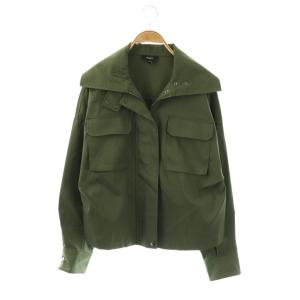 ESSENTIAL TWILL BELT CARGO JKT ジャケット ミリタリー ジップアップ S