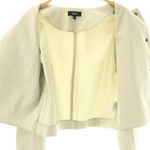 Theory 24SS NEOTERIC TWILL LS PATCH JKT ジャケット ノーカラー アウター 4