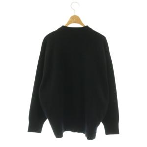 Theory COTTON WOOL MIDI BOMBER JKT ジャケット ニット ジップアップ S 黒 /NR