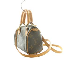 LOUIS VUITTON モノグラム ミニスピーディ ハンドバッグ 2WAY ブラウン