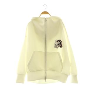 ×foxy illustrations ボリュームパーカー ワッペン F 白 /CX OS