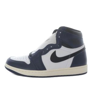 AIR JORDAN 1 RETRO HIGH OG US10.5 ネイビー