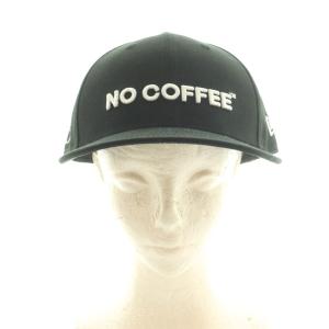 NEW ERA 9FIFTY NO COFFEE キャップ 帽子 刺繍 黒 /MI OS AD ユニセックス