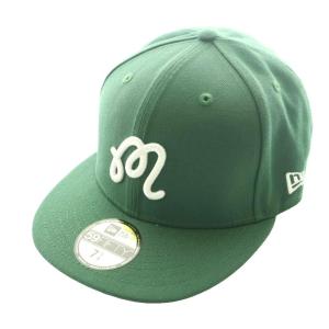 × マルボン ゴルフ Malbon Golf 59FIFTY キャップ 帽子 7 5/8 緑 グリーン