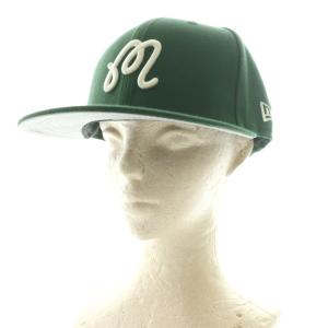 NEW ERA × マルボン ゴルフ Malbon Golf 59FIFTY キャップ 帽子 7 5/8 緑 グリーン