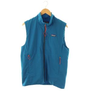 24AW ナノエア ライト ベスト ジップアップ 中綿 M 青 83900 /CX OS AD