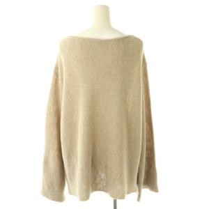 EVERYDAY I LIKE Summer Wide ニット セーター 長袖 ベージュ /DF OS SH