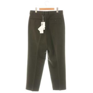 AURALEE A25AP04BF 25AW BABY CAMEL FLANNEL TWOーTUCK SLACKS