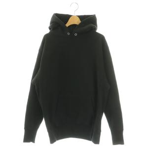 GARMENT DYED 裏毛フーディーパーカー プルオーバー 06 ブラック /HK OS SH