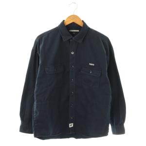 GARMENT DYED SHIRT LS M ネイビー 252AQNH-SHM02