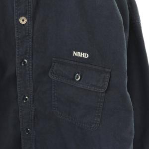 NEIGHBORHOOD GARMENT DYED SHIRT LS M ネイビー 252AQNH-SHM02