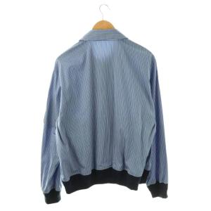 sacai 25AW Poplin Blouson striped panelled bomber jacket