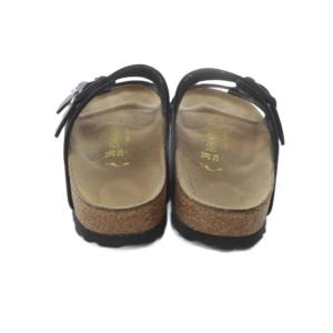 BIRKENSTOCK アリゾナ サンダル フラット レザー 23cm ブラック /YO11