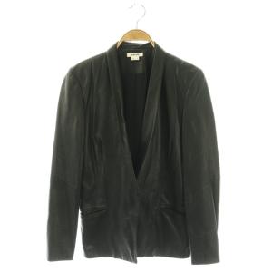 ラムレザージャケット 4 ブラック