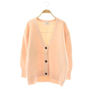 VNECK BACK CARDIGAN カーディガン ニット 長袖 1 ピンク /HK OS
