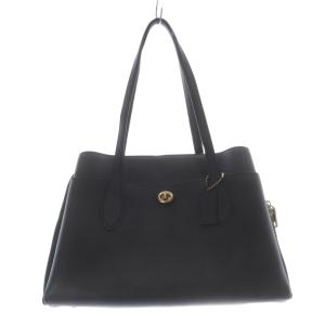 ローラ キャリーオール ハンドバッグ レザー 黒 ブラック 89486 /SR