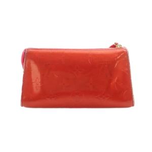 LOUIS VUITTON モノグラムヴェルニ トゥルース コスメティック ポーチ モノグラム柄 赤 M93647 /MI OS OH