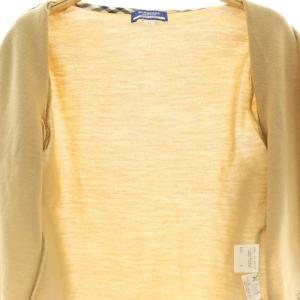 BURBERRY BLUE LABEL ジップアップ ニット カーディガン M ベージュ /DF OS