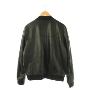 Aquascutum ラムレザージャケット LL ブラック