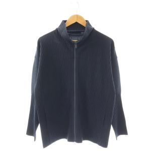 24AW ジップアッププリーツジャケット 3 ネイビー HP46JL440