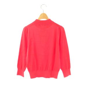 ANAYI シルク混 テンジクモックネックプルオーバー ニット セーター 38 コーラルピンク /ES OS