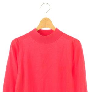 ANAYI シルク混 テンジクモックネックプルオーバー ニット セーター 38 コーラルピンク /ES OS