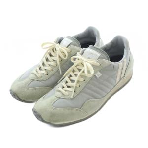 スニーカー 37 23.5cm 水色 スエード切り替え ローカット /RI OS