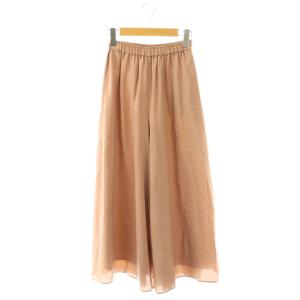 ソフトタイプライターワイドパンツ 34 ブラウンベージュ /ES OS
