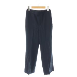 サイドジップ パンツ ストレート 34 ネイビー /HK OS