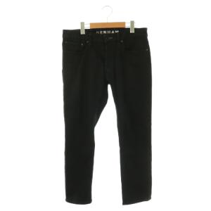 RAZOR SLIM FIT デニム ジーンズ ボタンフライ W33 L34 ブラック /CX OS