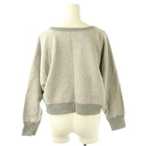 allureville 24AW スウェットプルオーバー 長袖 VERITE 2 グレー /HK OS