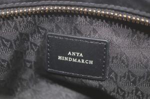 ANYA HINDMARCH E/W TOTE EYES 2way ナイロン ブラック
