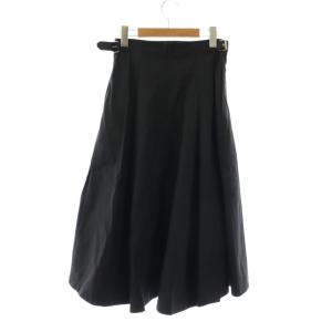 3.1 phillip lim タックフレアスカート 0 ブラック /ES OS
