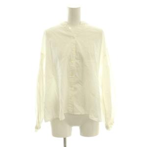 RHC コットン ボリュームスリーブシャツ ブラウス XS 白 ホワイト Vネック 長袖 /AG OS