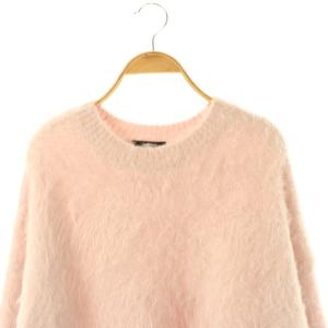 JOURNAL STANDARD 25AW シャギークルーネックプルオーバー ニット セーター ピンク /HK OS