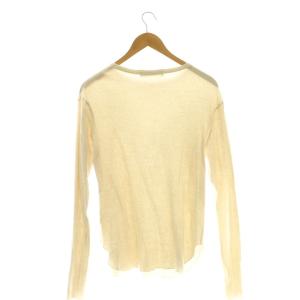 L'Appartement RIB LONGSLEEVE リブカットソー ベージュ /CX OS