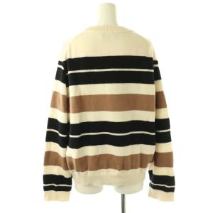 Theory LANA CASH WIDE PANEL PO プルオーバー ニット セーター ボーダー カシミヤ混 S